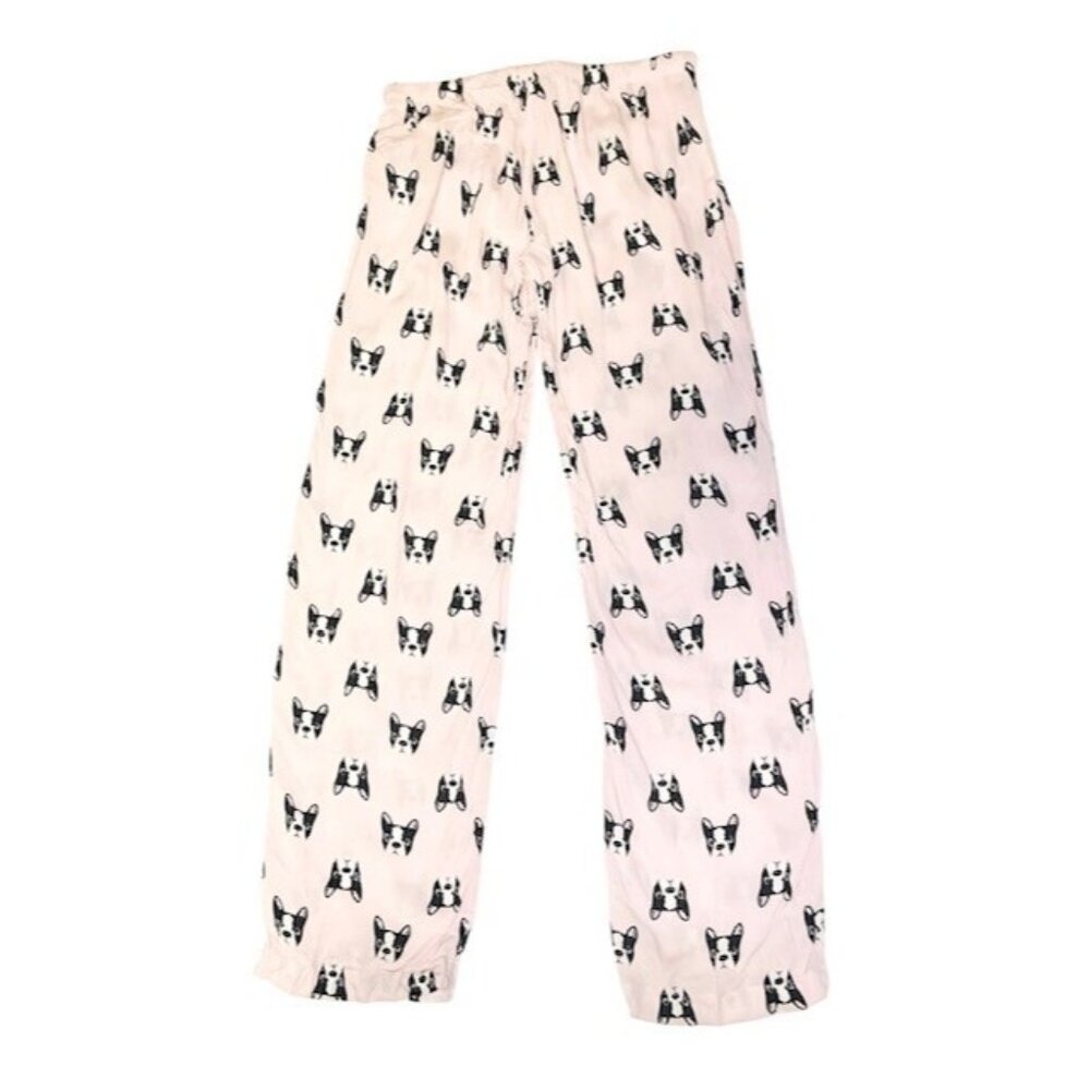 Forever 21 French Bulldog Pajama Pants Pink Frenchie Sleep Lounge Women S Dog